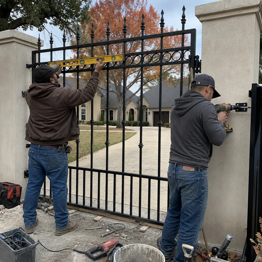 Gate Installation in Forney